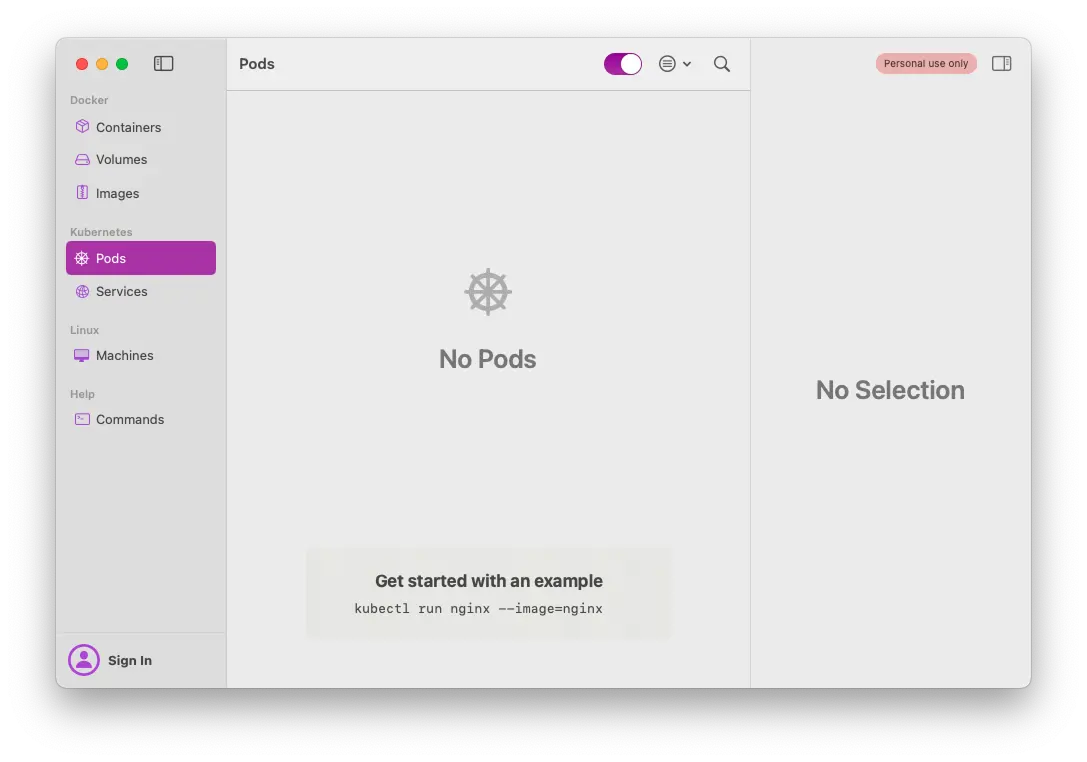 Orbstack Kubernetes